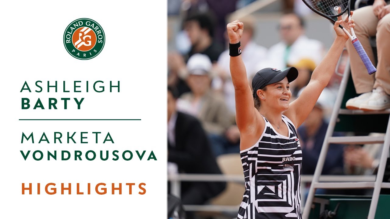 Ashleigh Barty vs Marketa Vondrousova - Final Highlights | Roland-Garros 2019