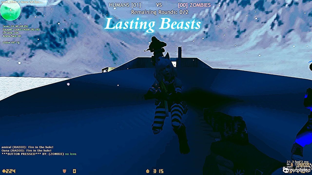 [LB] Zombie Escape |SQUID GAME|BOSS FIGHT map ze_ice4cap_lg