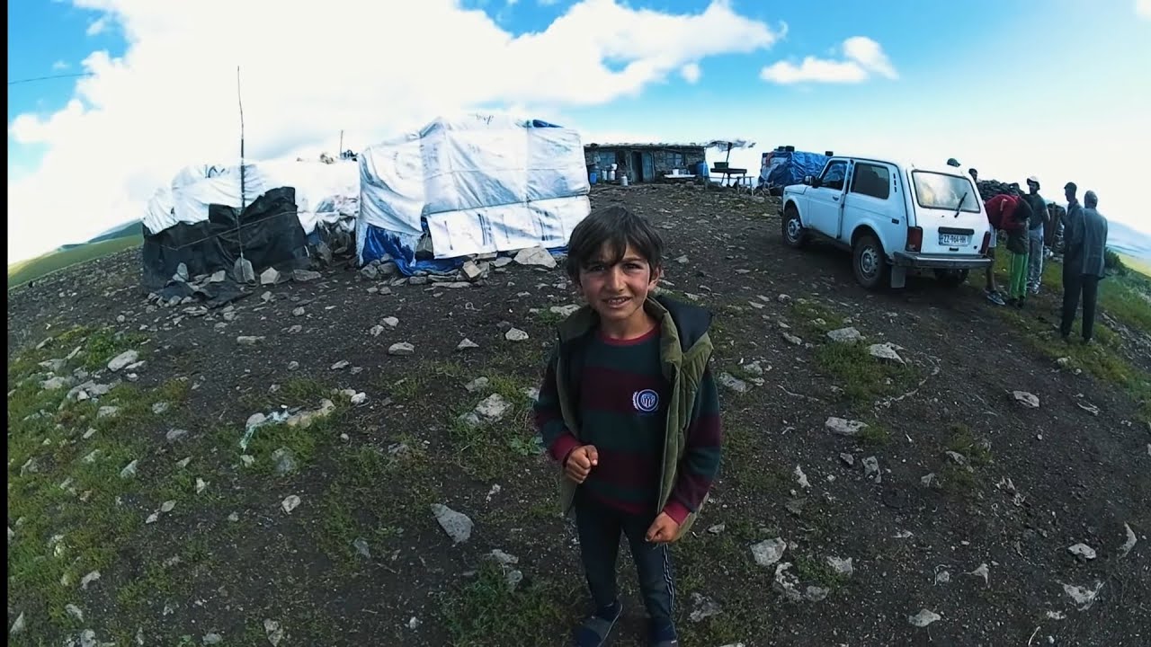 Dmanisi (başkeçid) dağları  - Tərəkəmələrin yaylaqına cıxdıq