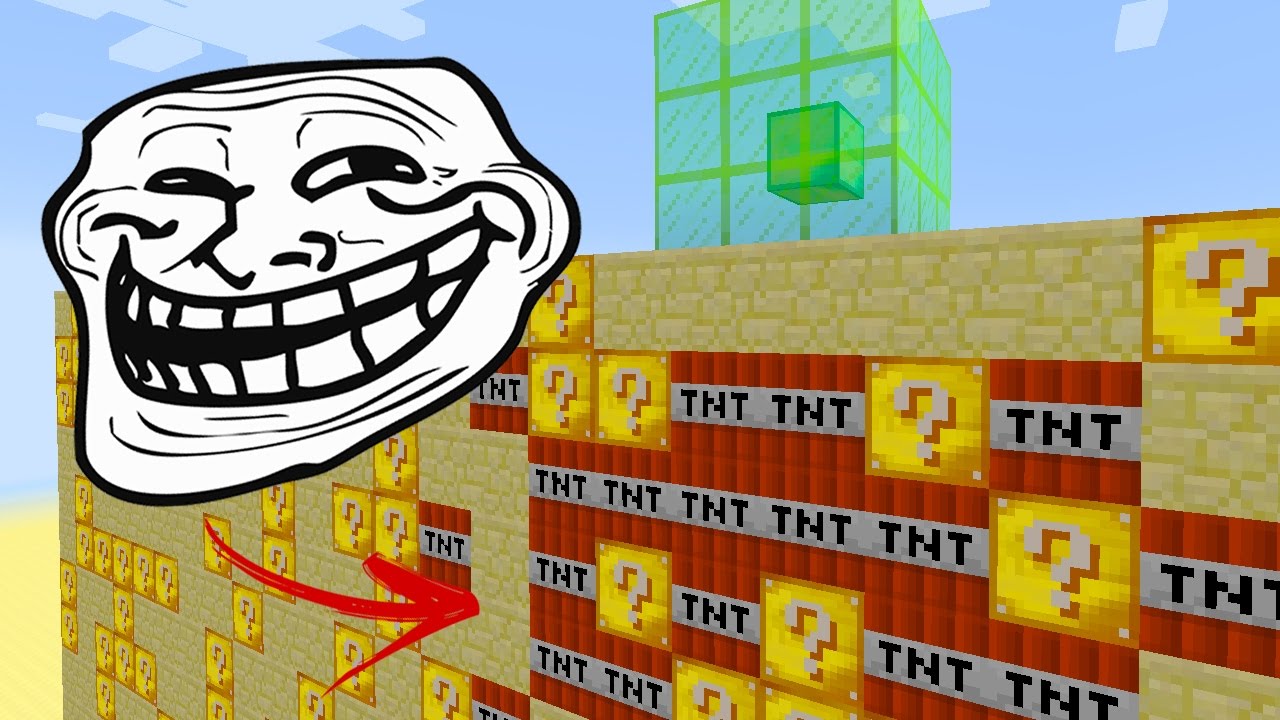Minecraft CUBÃO : TROLLAGEM DA TNT ARMADILHA !! (MINECRAFT TROLL)