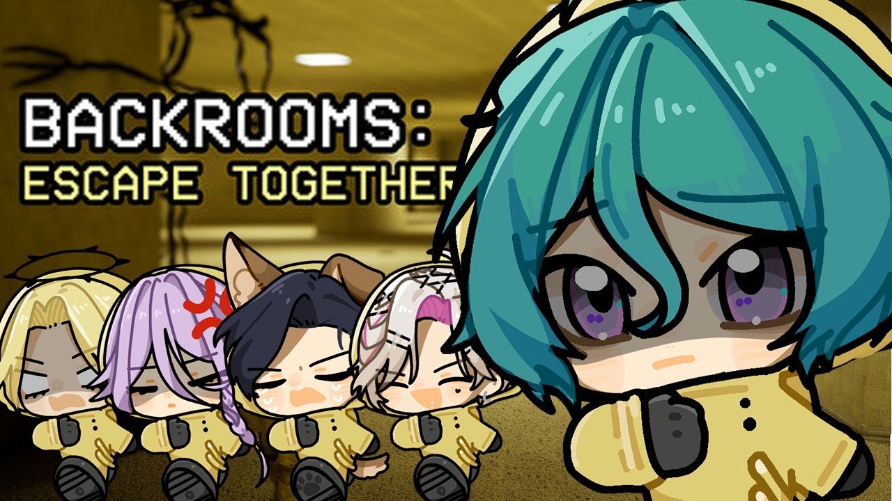 Stuck in the BACKROOMS with the boys... 😰【Backrooms: Escape Together】w/ LAMENTUS