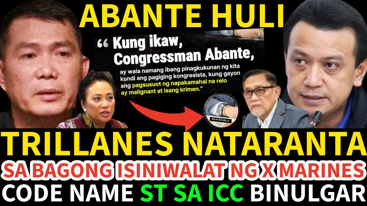 TRILLANES NATARANTA SA PANIBAGONG ISINIWALAT NG EX MARINES NAKU PO CODE NAME ST SA ICC BINULGAR NA