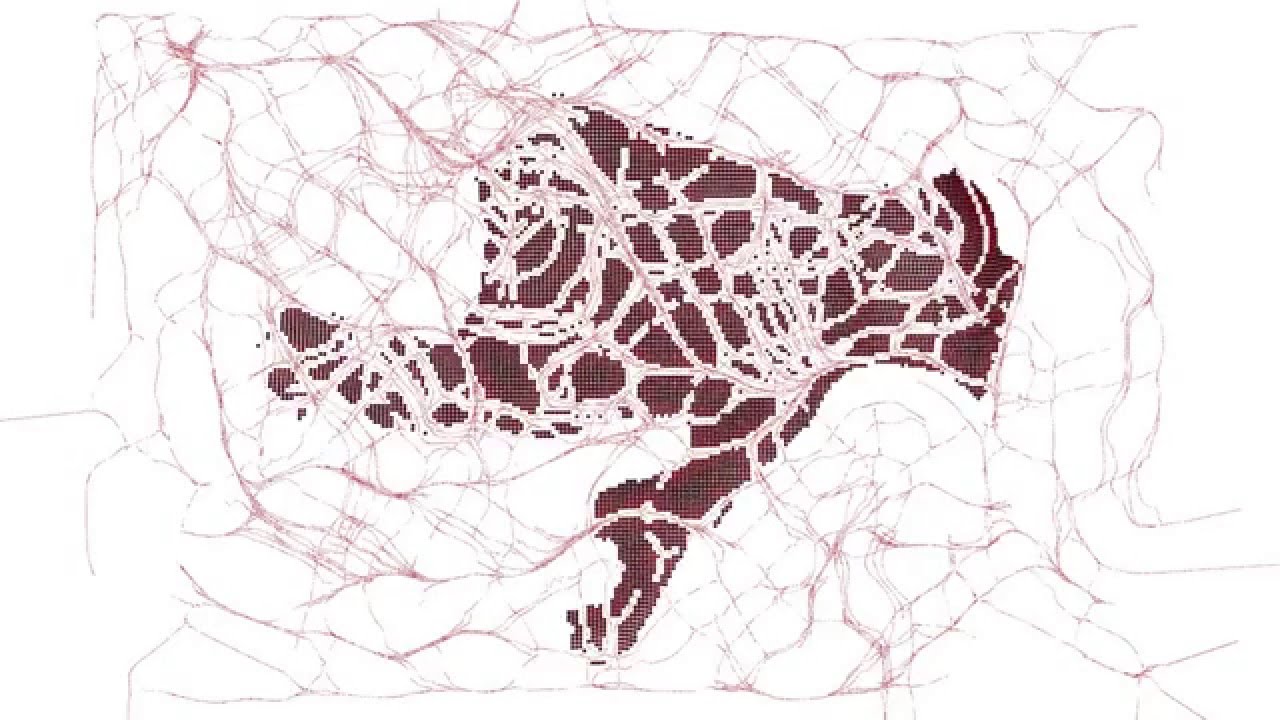 Spatializing The Social #001 - Multi-Agents Road Network