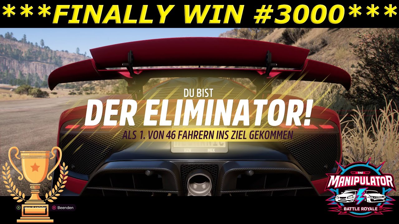 FH5 Eliminator - Full Risk In Track Mode For Win 3000 *INSANE*