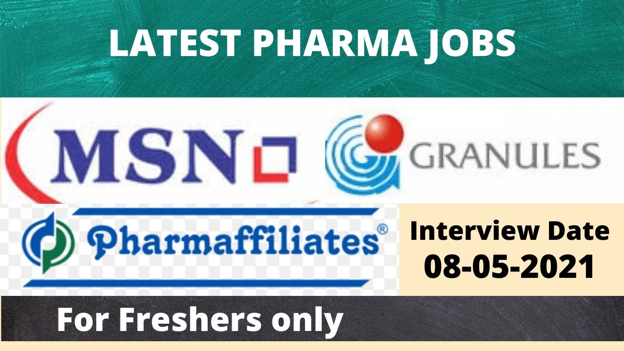 Latest Pharma jobs in Formulation R&D and API R&D