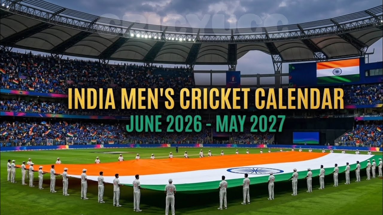 BCCI Released India Schedule 2026&ndash;27 | Team India Upcoming Matches & Series