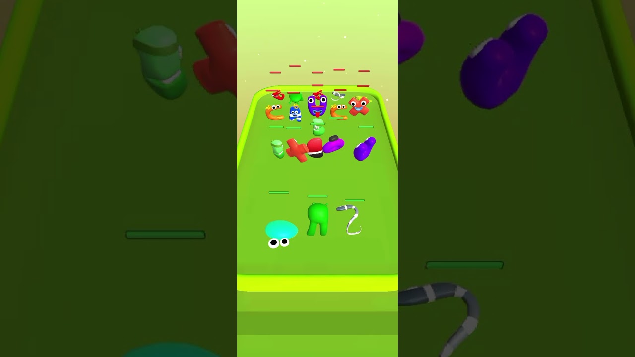 Merge Alphabet Run Part 7 Level (45-49) Gameplay Walk-through Android IOS 