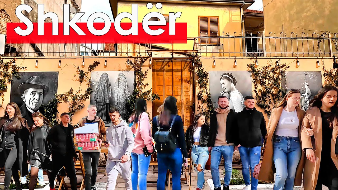 Shkoder, Albania, Friendly, Artsy, Chilled, The City Surprised Us! Walking Tour, 4K