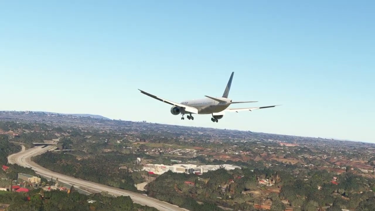 super amazing landing at san diego airport // game