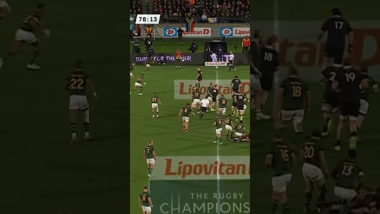 LAST TRY! South Africa vs New Zealand! #RugbyChampionship #southafricavsnewzealand #Springboks