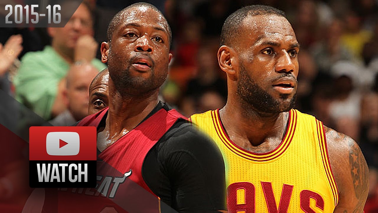 Dwyane Wade vs LeBron James EPIC Duel Highlights (2016.03.19) Heat vs Cavaliers - LEGENDS!
