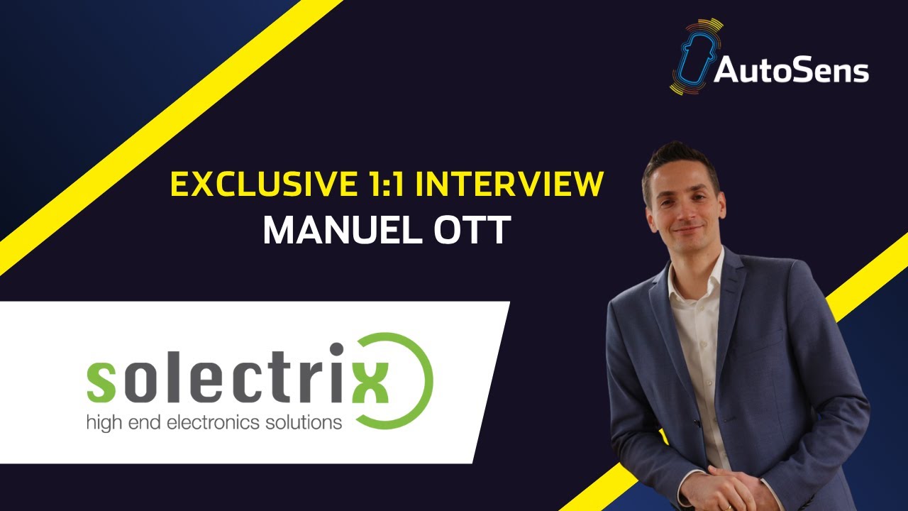 Exclusive Interview | Manuel Ott, Solectrix | AutoSens Europe 2025