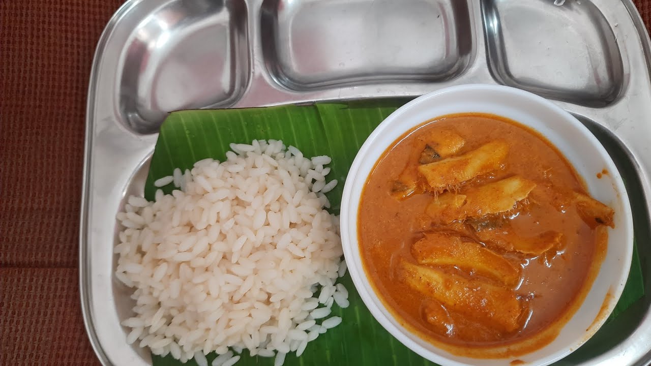 Tulunadu style Silver Fish with Coconut milk masala gravy