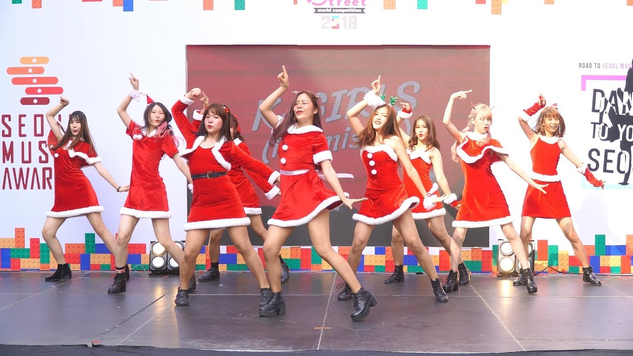 181223 K-GIRLS cover fromis_9 - Intro + DKDK + LOVE BOMB @ Dance To Your Seoul 2018 (Final)
