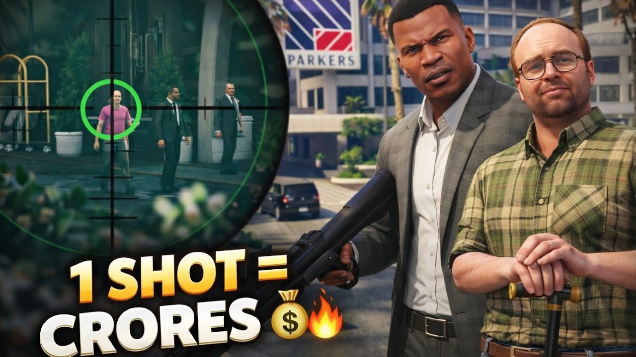 GTA V Hotel Assassination 🔥 | Mission Passed ✅ | Franklin Sniper Shot 🎯 PS5 @Fabshrigamer 