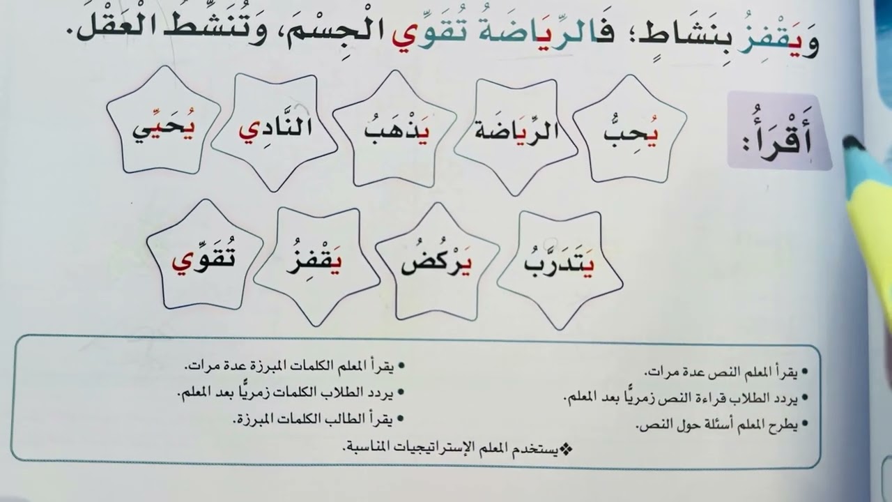 ‏حرف الياء الصف الأول الابتدائي ￼