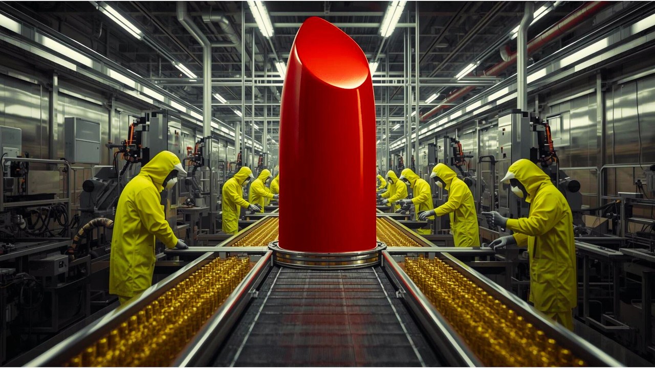 Inside a Modern Lipstick Factory – Complete Manufacturing Process Revealed