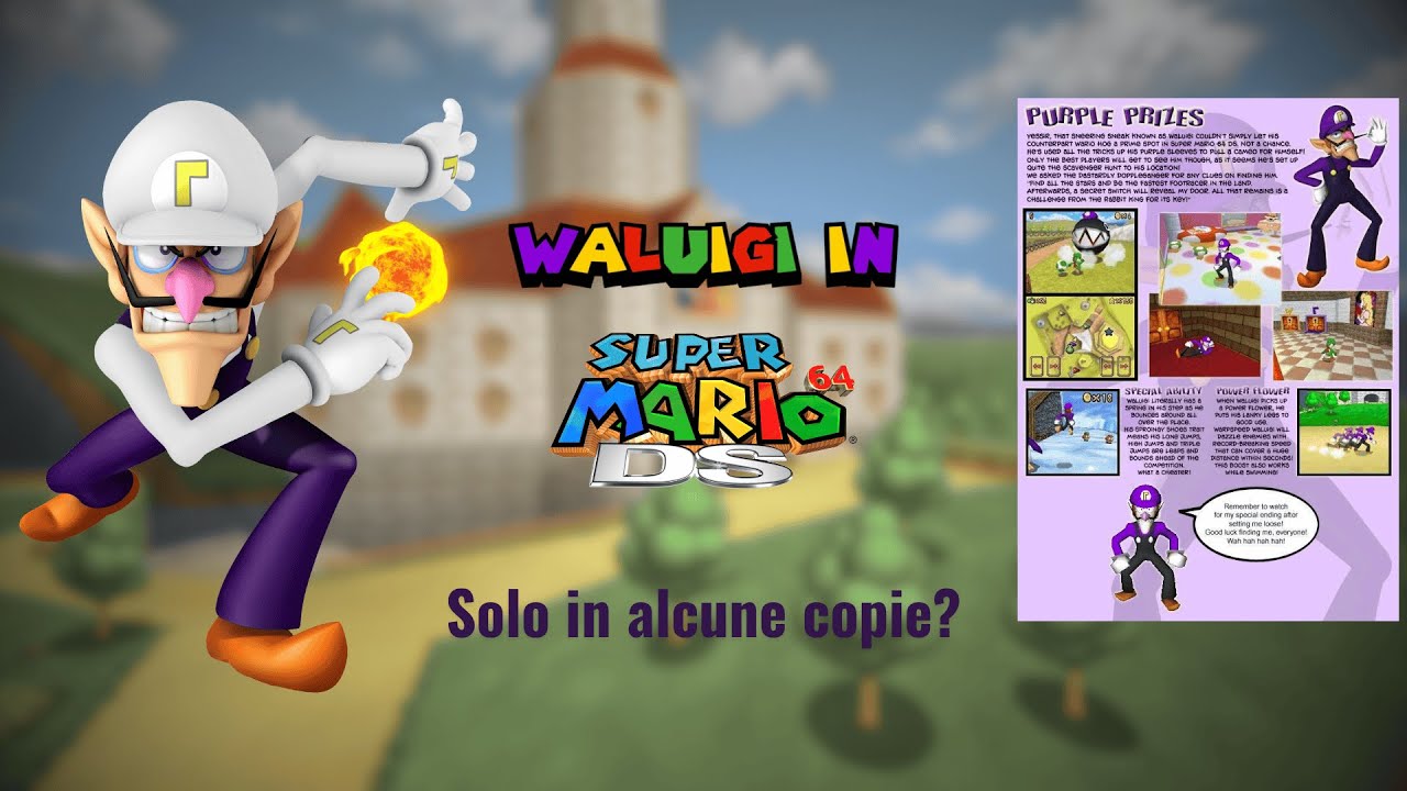 Tutta la storia di WALUIGI in Mario 64