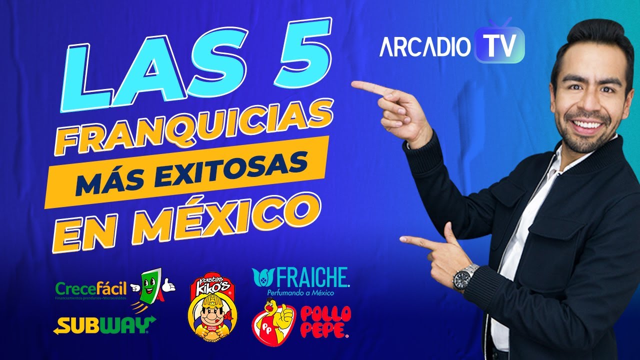 Franquicias exitosas.- Las 5 franquicias m&aacute;s exitosas en M&eacute;xico