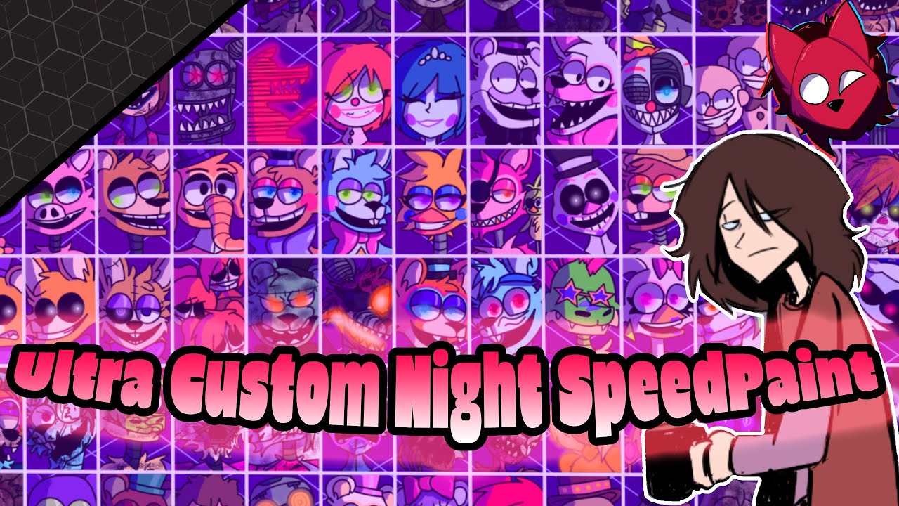 Ultimate Ultra Custom Night +150 ANIMATRONICS!!! SPEDDPAINT | MrFozoX
