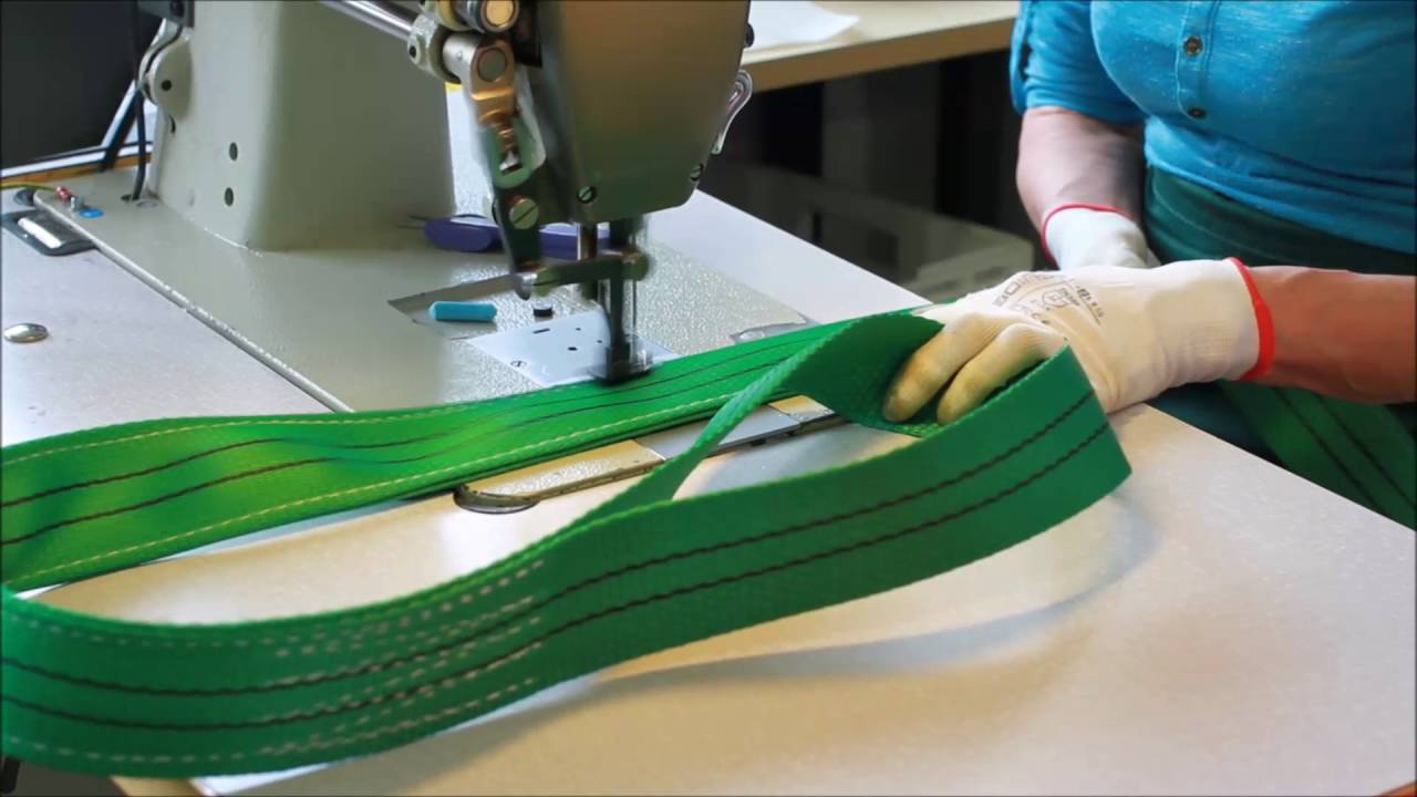 Linttropi valmistamine / Webbing sling production