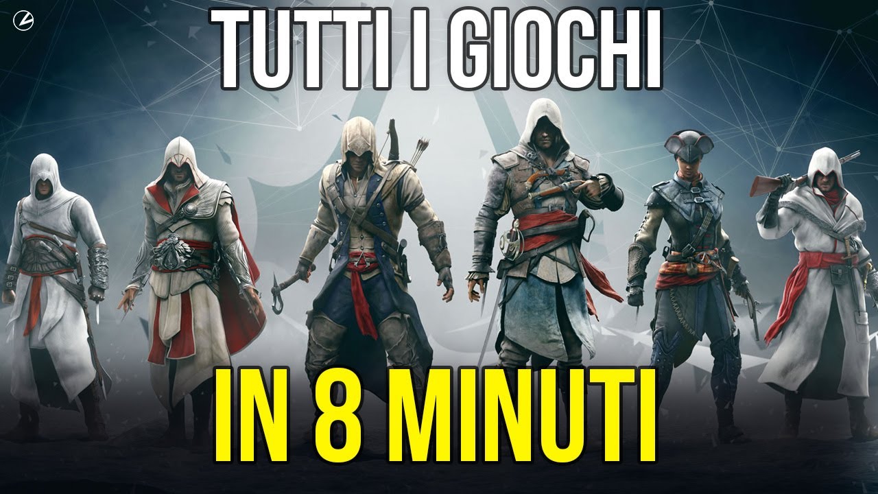 Assassin's Creed: TUTTI I GIOCHI in 8 MINUTI
