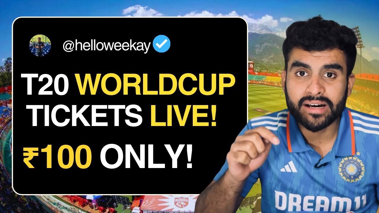 How to Book ICC T20 World Cup 2026 Tickets |  Complete Booking Process Explained