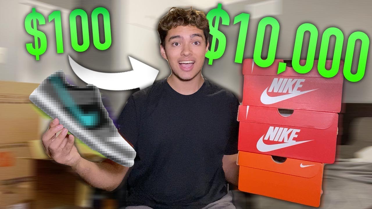 The Best Episode Yet! Turning $100 Into $10,000 Reselling Sneakers