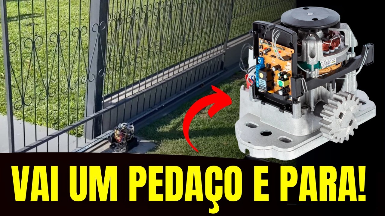 Portão não fecha totalmente? Veja como ajustar o tempo de percurso!