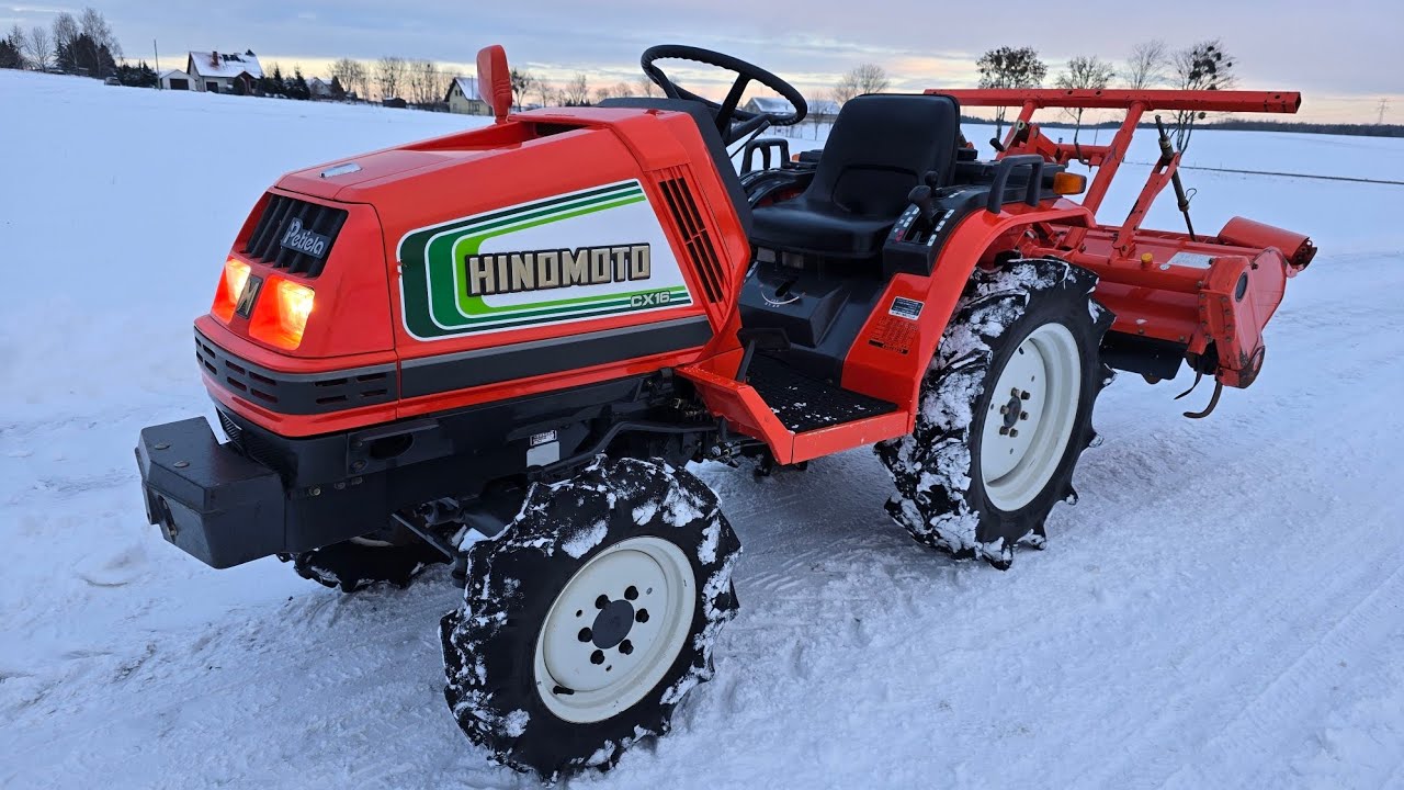 Hinomoto cx16 (Kubota Aste) serwis, obsługa, filtry 