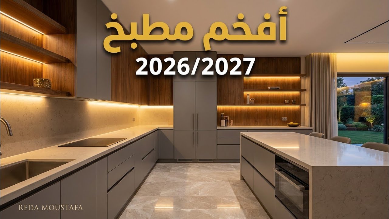 أفخم مطبخ مودرن 2025 🔥 تصميم ذكي وفخم يغيّر شكل البيت بالكامل 🤍