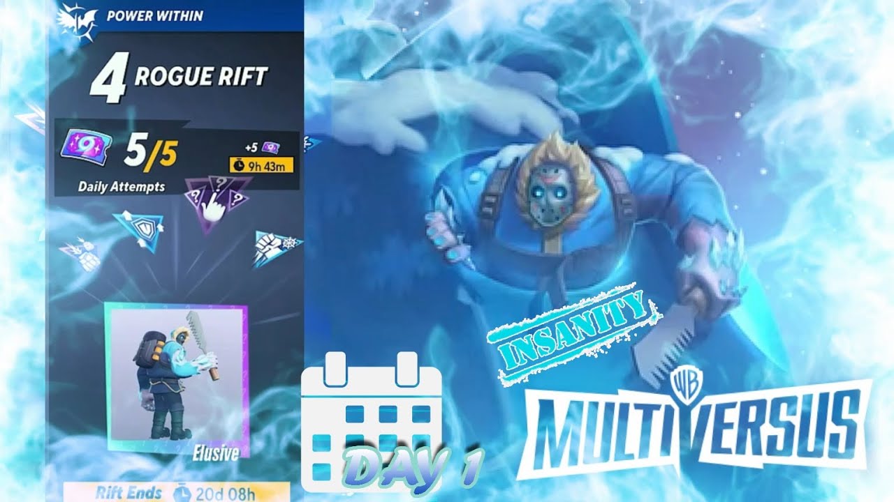 Multiversus (Power Within) ROGUE Rift DAY 1 - INSANITY Attempt for Jason Skin