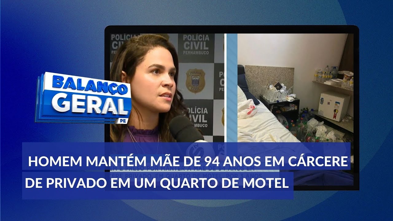 Homem é preso por manter a mãe de 94 anos em cárcere de privado
