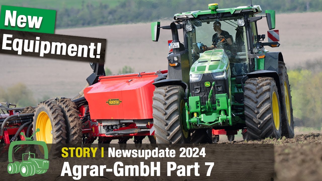Oldisleben Farming: Arable farming on 3500 hectares with John Deere machines (News 2024-25 / Part 7)