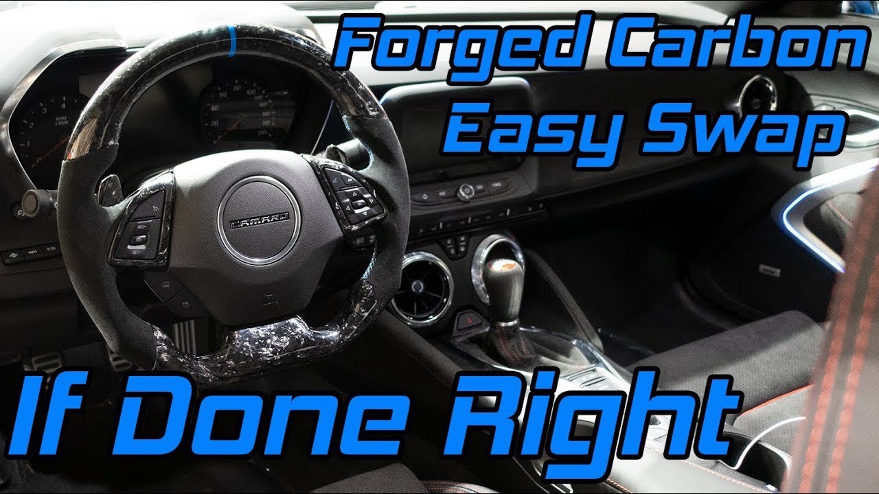 AVOID COMMON MISTAKES ! DIY Custom Carbon Steering Wheel Camaro ZL1 1LE