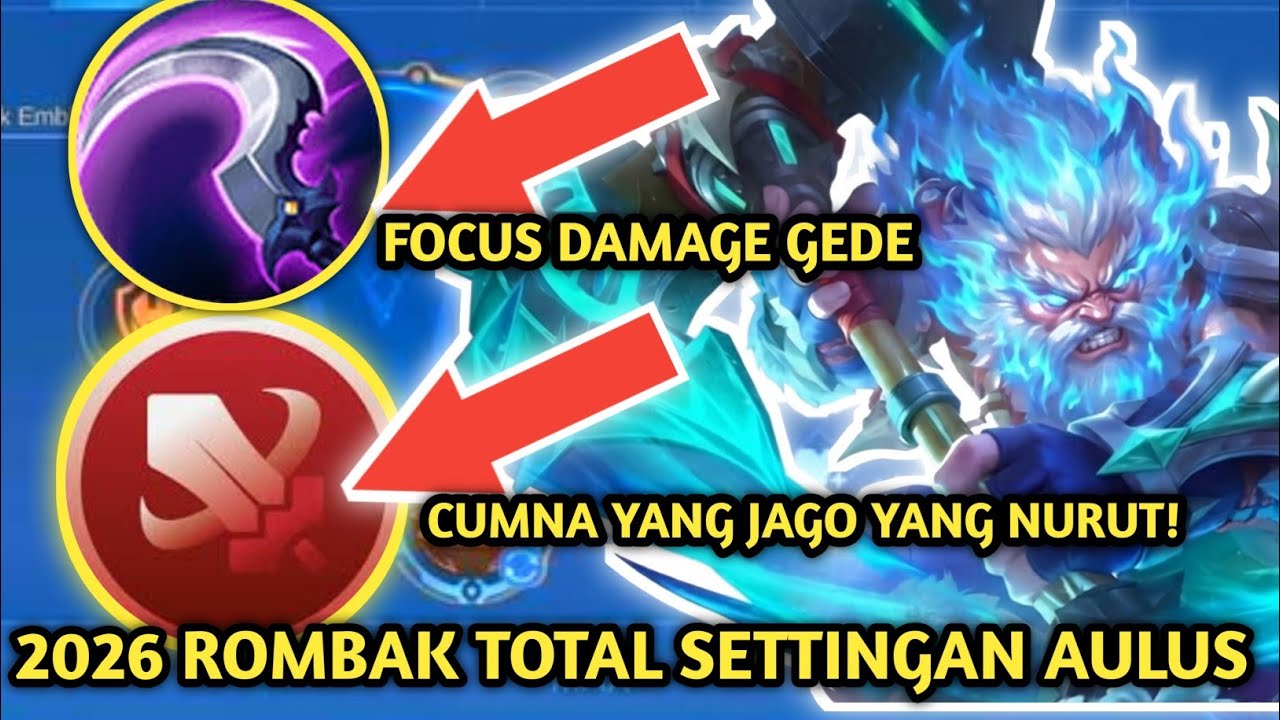 GANTI BUILD AULUS SEKARANG! SETTING EMBLEM DAN BUILD AULUS TERSAKIT 2026 BUILD AULUS 2026