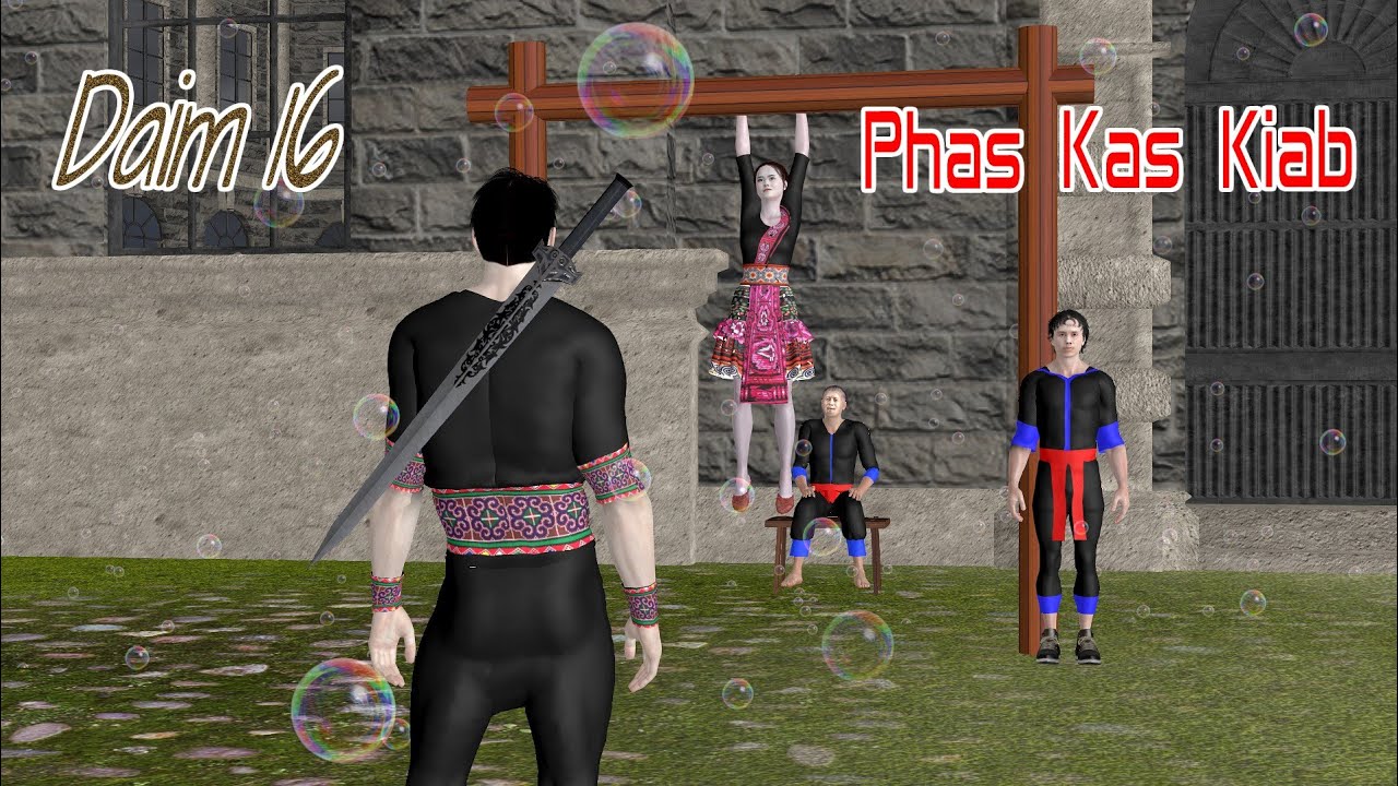 Phas Kas Kiab Daim 16 Dab neeg 3d [ Kab Toos 3D tua huab tais zaj ]