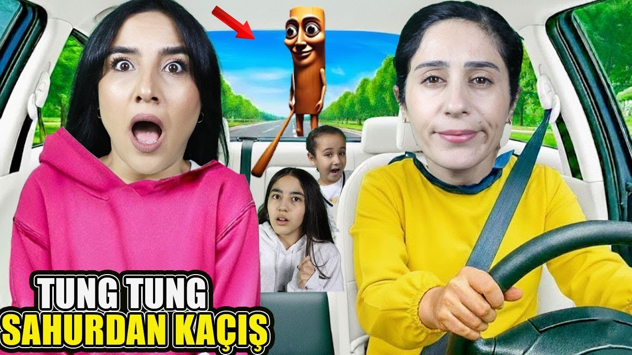 SEVAL ESRA NİL TUNG TUNG SAHURDAN KAÇIYOR! 😱 YAKALANDILAR MI?