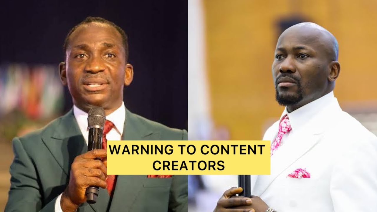 WARNING TO CONTENT CREATORS – Dr Paul Enenche & Apostle Johnson Suleman Speak Out