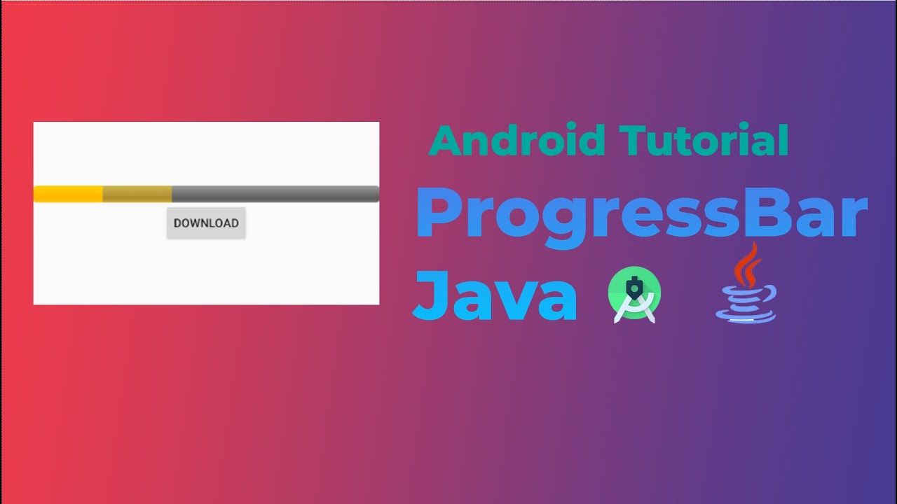 How to make Progress Bar - Java - Android Studio