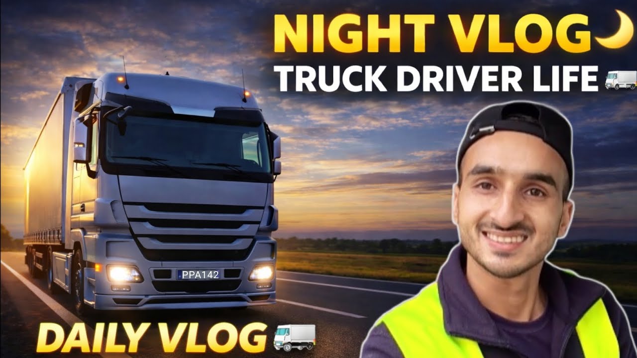 Behind the Wheels at Night 🚛🌌 YK Trucking|Yasir 😧Travel the roads at night with me