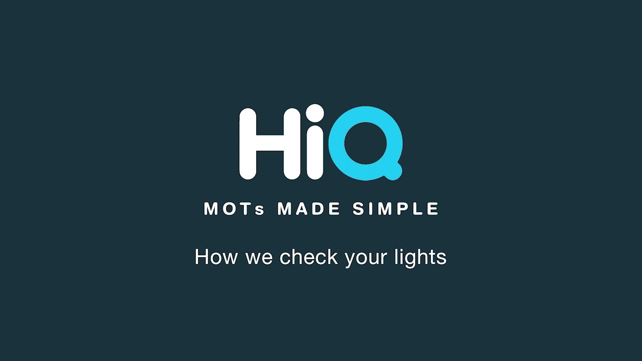 MOT - How We Check Your Lights