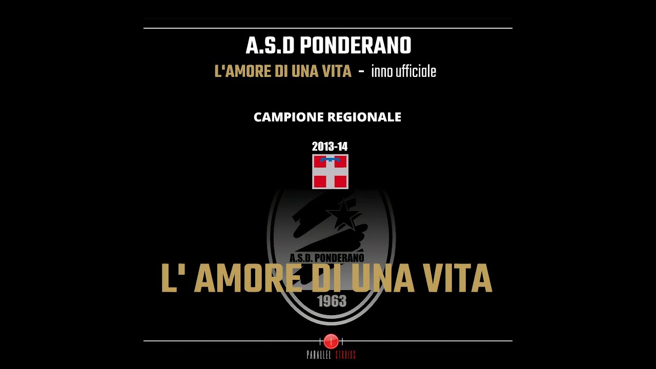 Asd Ponderano | L'Amore Di Una Vita | Lyrics Video