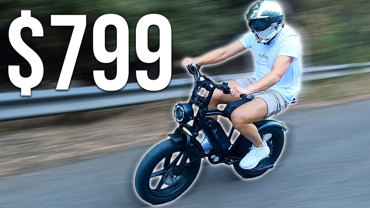 TST R002 Electric Bike Review *799 Moped Style Beast*