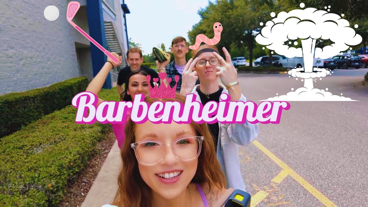 We Survived 6 Hours of Barbenheimer + A Mini Golf After-Party | Vlog #1