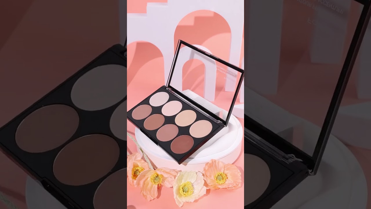 FARRES Корректор минеральный 8-ми цветный 3015 #makeup #beauty #swatches #powder