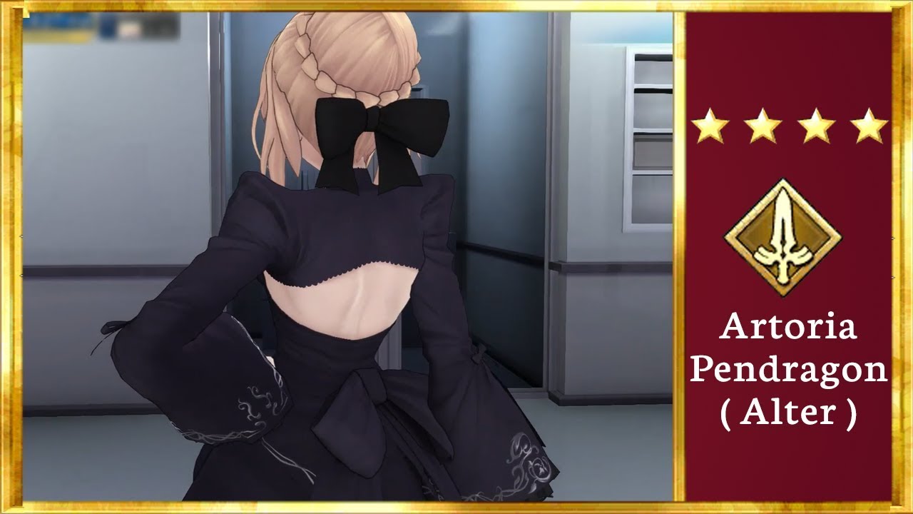 [FGO Arcade] Артурия Пендрагон: Альтер-призыв + Моя комната + Геймплей (ENG/VIE)