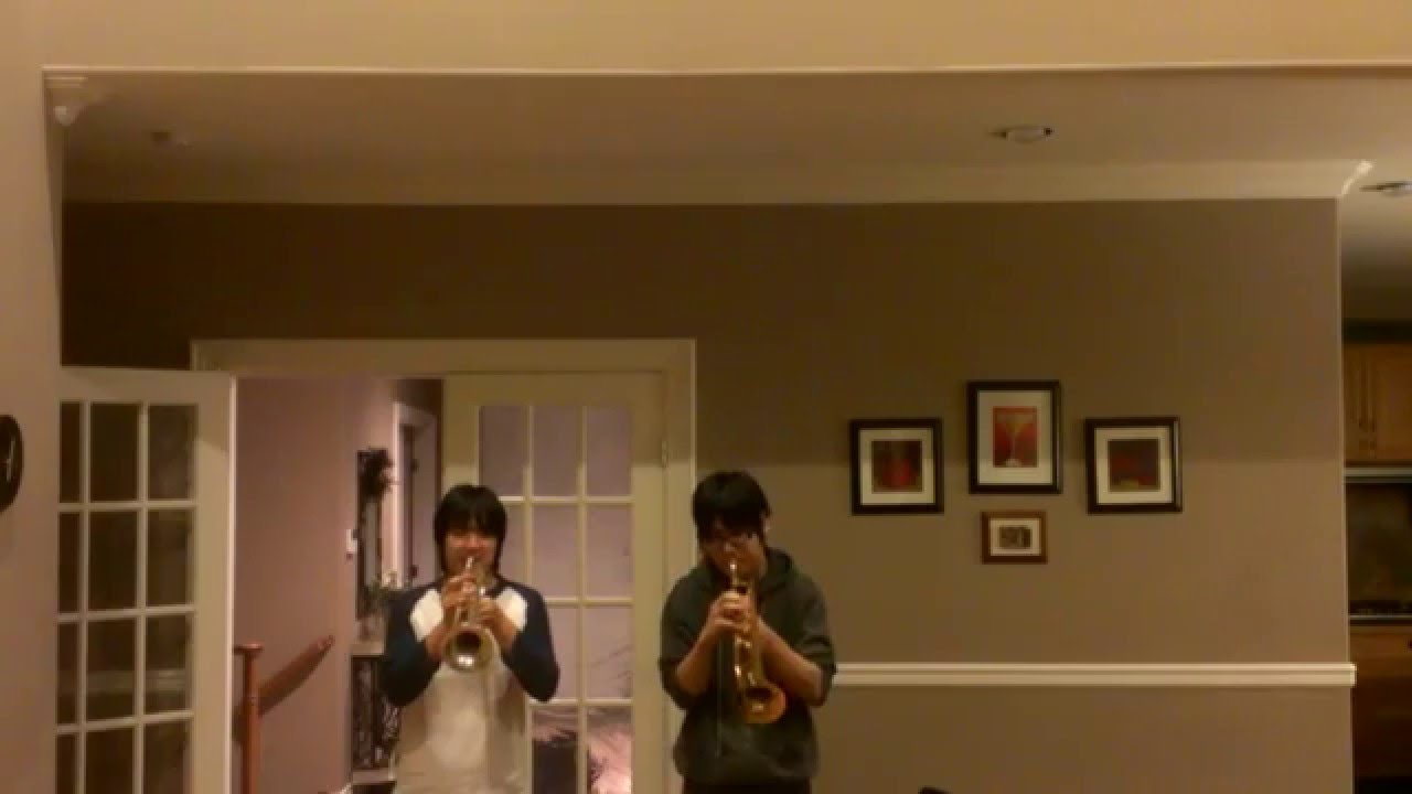 Over The Rainbow Trumpet Screaming Duet