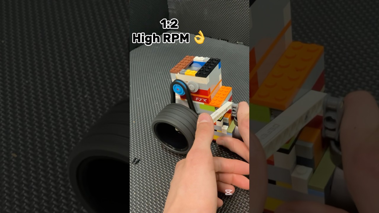 How supercharger gearing affect sound#legoengine #supercharged #lego