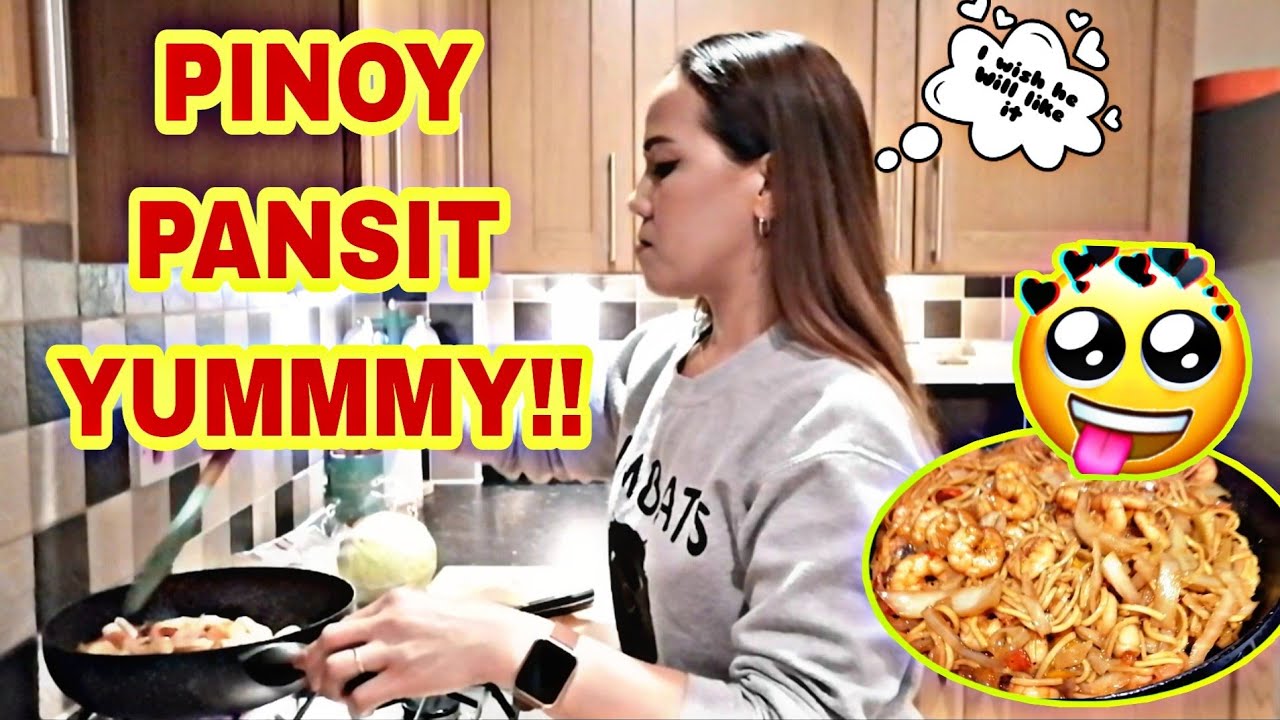BIGLAANG NAPALUTO AKO NG PINOY PANCIT REQUEST NI HUBBY🤣/british-Filipina family